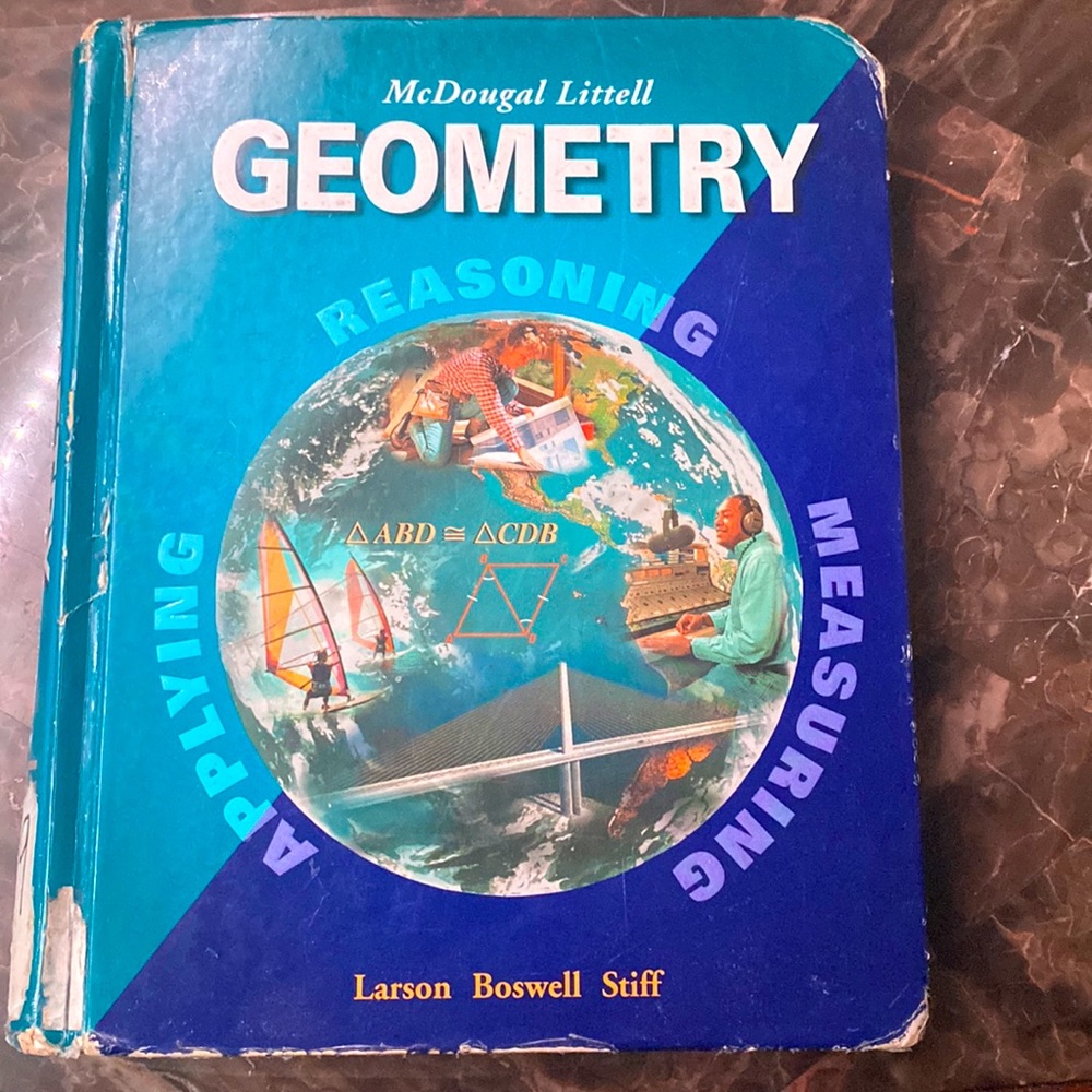 Looking for a geometry book for school? This is your chance to buy!!